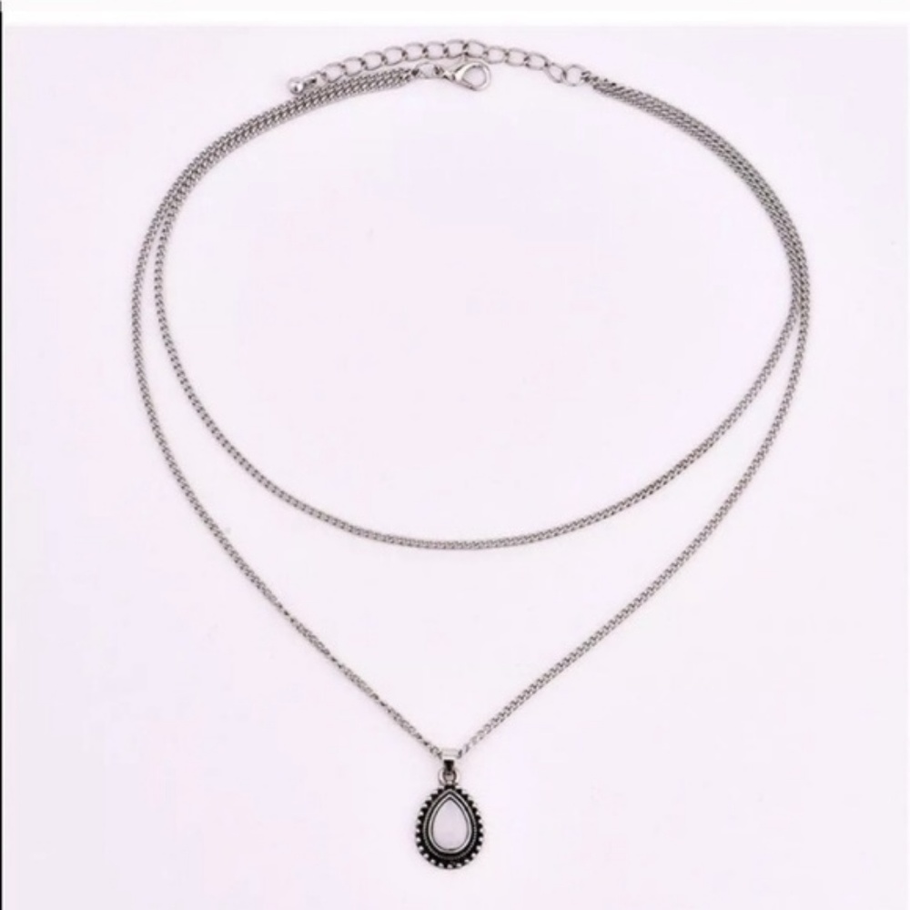 HP🌸Retro Dip Pendant Bohemian Necklace - Picture 2 of 3